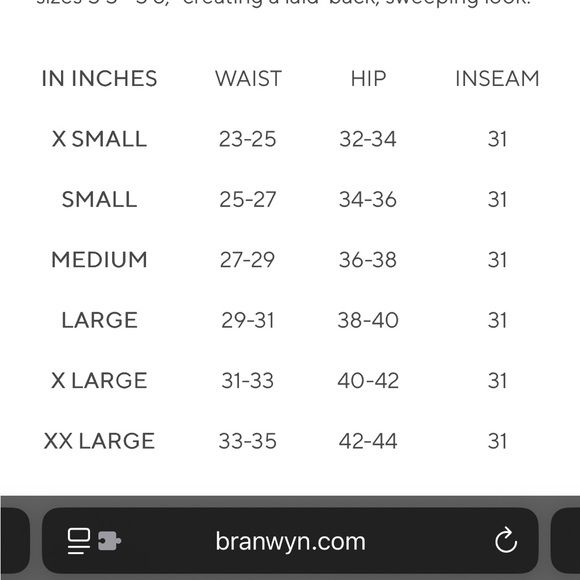 NWT Branwyn Women’s Wide Leg Merino Wool Pants XL - Picture 5 of 5